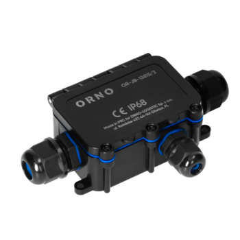 PUSZKA NATYNKOWA HD IP68 2 DŁAWNICE M20 1 DŁAWNICA M16 ORNO OR-JB-13815/3
